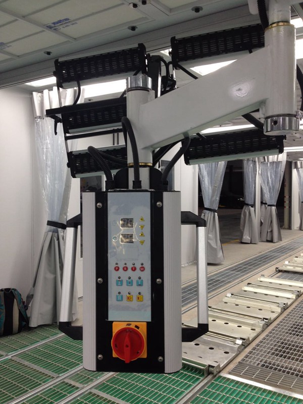 Sheet metal spray line w