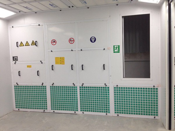 Sheet metal spray line w