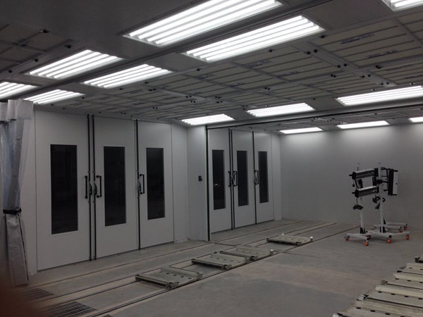 Sheet metal spray line w