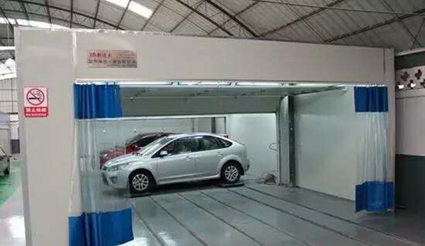 Sheet metal spray line X